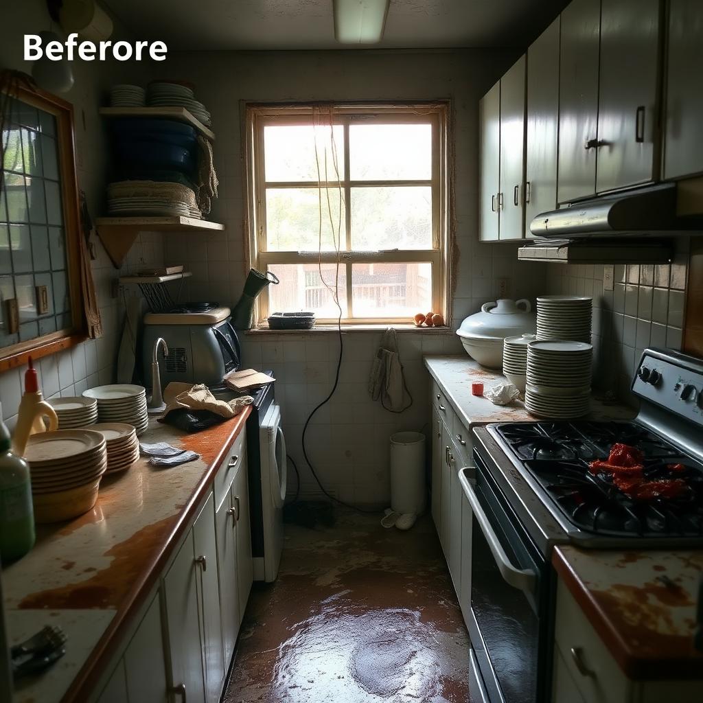 Before: Kitchen Deep Clean